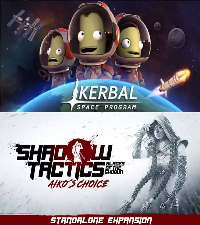 Kerbal Space Program y Shadow Tactics Aiko's Choice Kerbal Space Program y Shadow Tactics Aiko's Choice