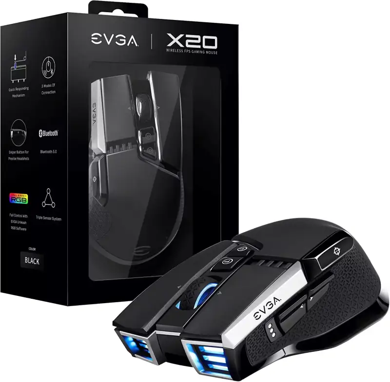 Ratón Gaming EVGA X20 Wireless Ratón Gaming EVGA X20 Wireless