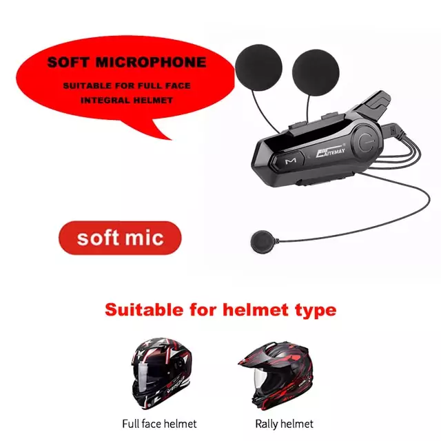 Auriculares Uds Bluetooth para motorizados Auriculares Uds Bluetooth para motorizados