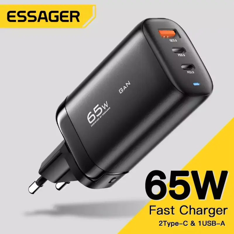 Essager cargador USB tipo C para ordenador portátil Essager cargador USB tipo C para ordenador portátil