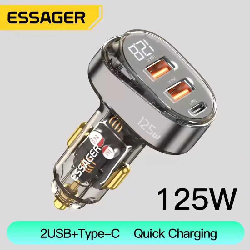 Essager cargador rápido de coche 125W Essager cargador rápido de coche 125W