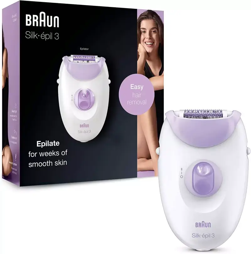 Depiladora Eléctrica Braun Silk-épil 3 3-170 Depiladora Eléctrica Braun Silk-épil 3 3-170