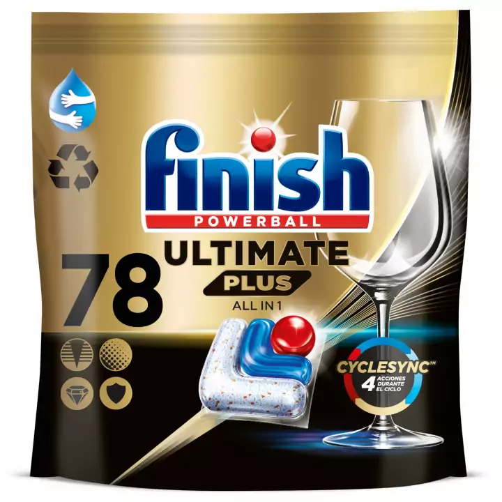 78 Pastillas Finish Powerball Ultimate Plus 78 Pastillas Finish Powerball Ultimate Plus