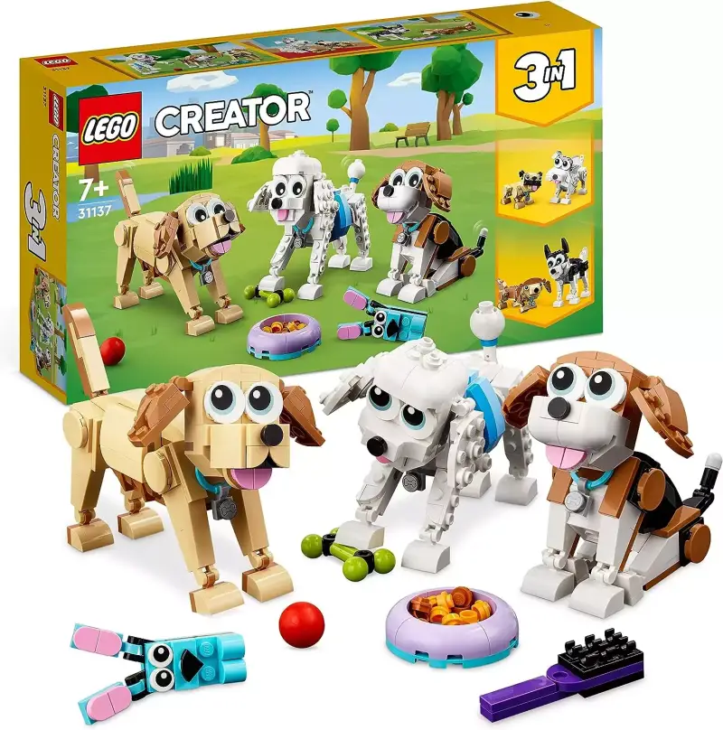 LEGO 31137 Creator 3 en 1 Perros Adorables LEGO 31137 Creator 3 en 1 Perros Adorables