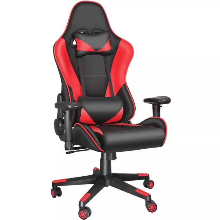 Silla Gaming Silla con cojín lumbar Silla Gaming Silla con cojín lumbar