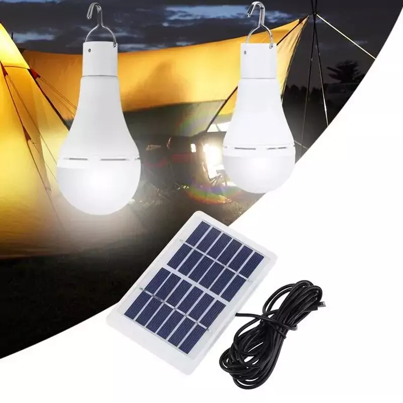 Bombilla de lámpara solar LED impermeable Bombilla de lámpara solar LED impermeable