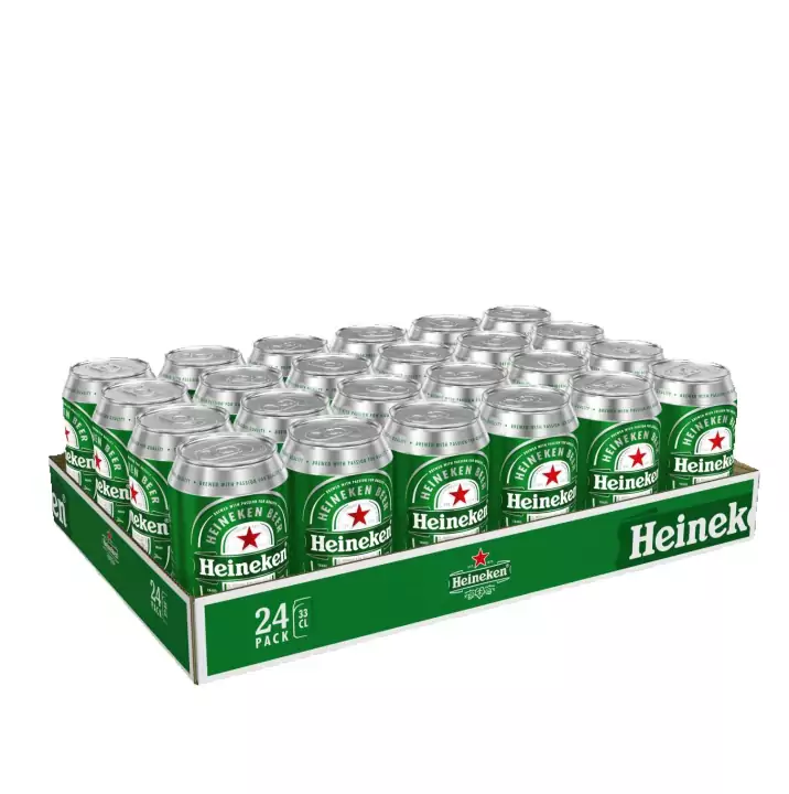 Pack de 24 latas cerveza Heineken 33cl Pack de 24 latas cerveza Heineken 33cl