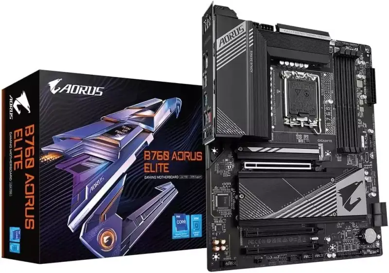 Gigabyte Placa Base B760 AORUS Elite 1.0 Gigabyte Placa Base B760 AORUS Elite 1.0