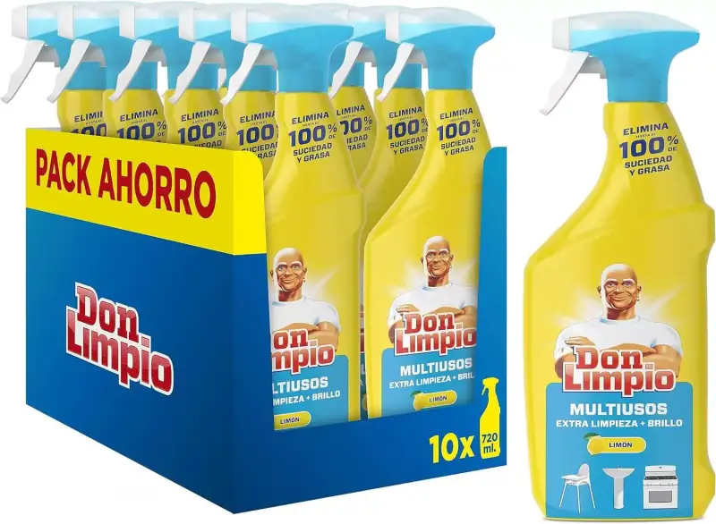 Megapack 10x Don Limpio Quitagrasas Express Megapack 10x Don Limpio Quitagrasas Express