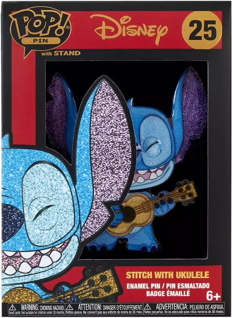 Funko Large Pop! Enamel Pin Disney: Lilo and Stitch Funko Large Pop! Enamel Pin Disney: Lilo and Stitch