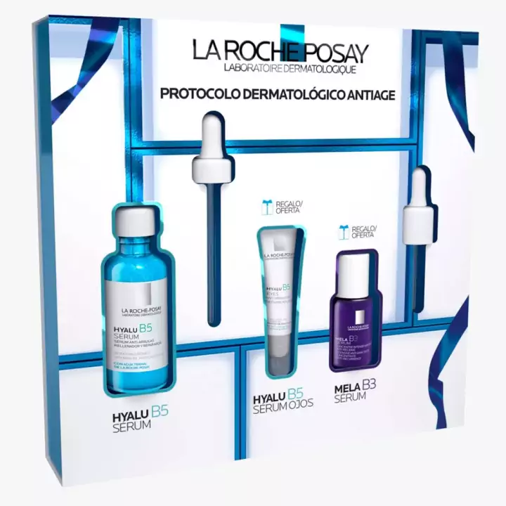 Pack de regalo La Roche Posay Hyalu B5 Sérum + contorno de ojos + Mela B3 Séru 10 ml Pack de regalo La Roche Posay Hyalu B5 Sérum + contorno de ojos + Mela B3 Séru 10 ml