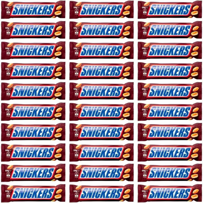 Pack 30x Barras Snickers 50gr Pack 30x Barras Snickers 50gr