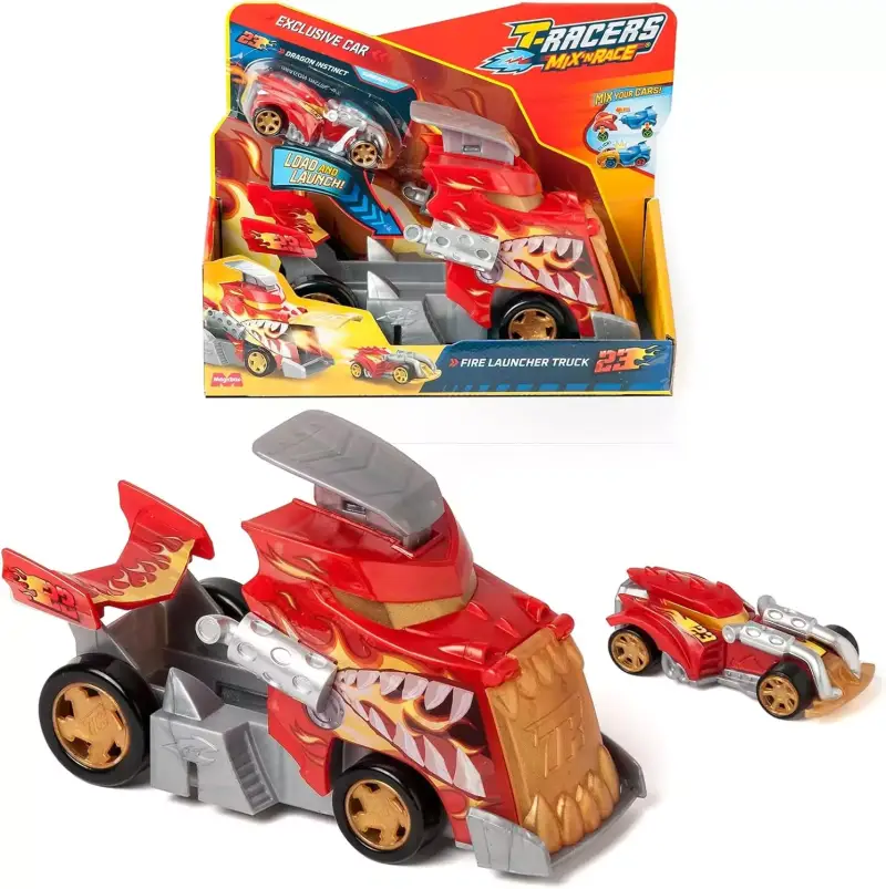 Fire Launcher Truck T-Racers Mix Race Fire Launcher Truck T-Racers Mix Race