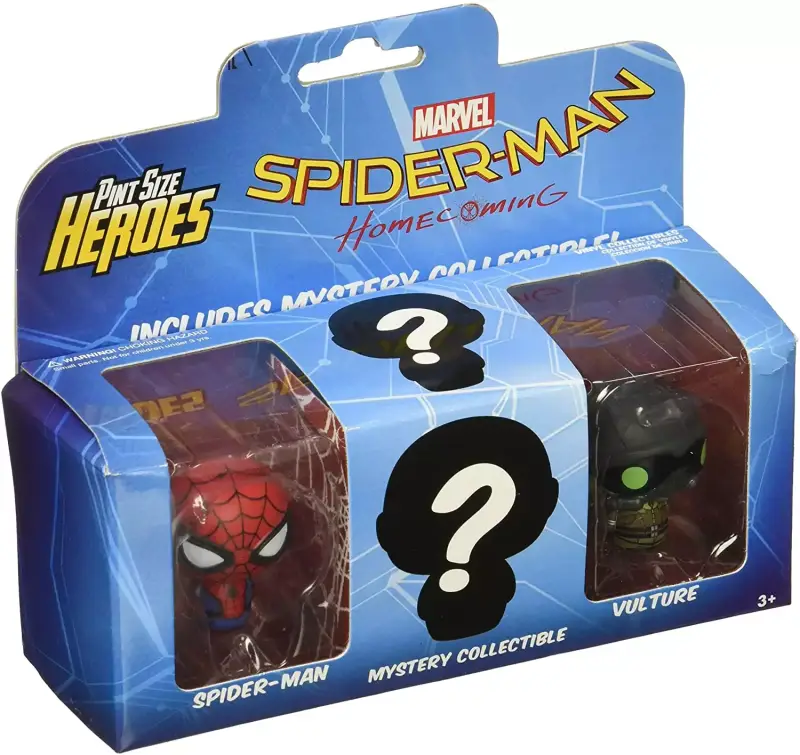 Pack de 3 muñecos de Funko, Spiderman, Vulture y uno sorpresa Pack de 3 muñecos de Funko, Spiderman, Vulture y uno sorpresa