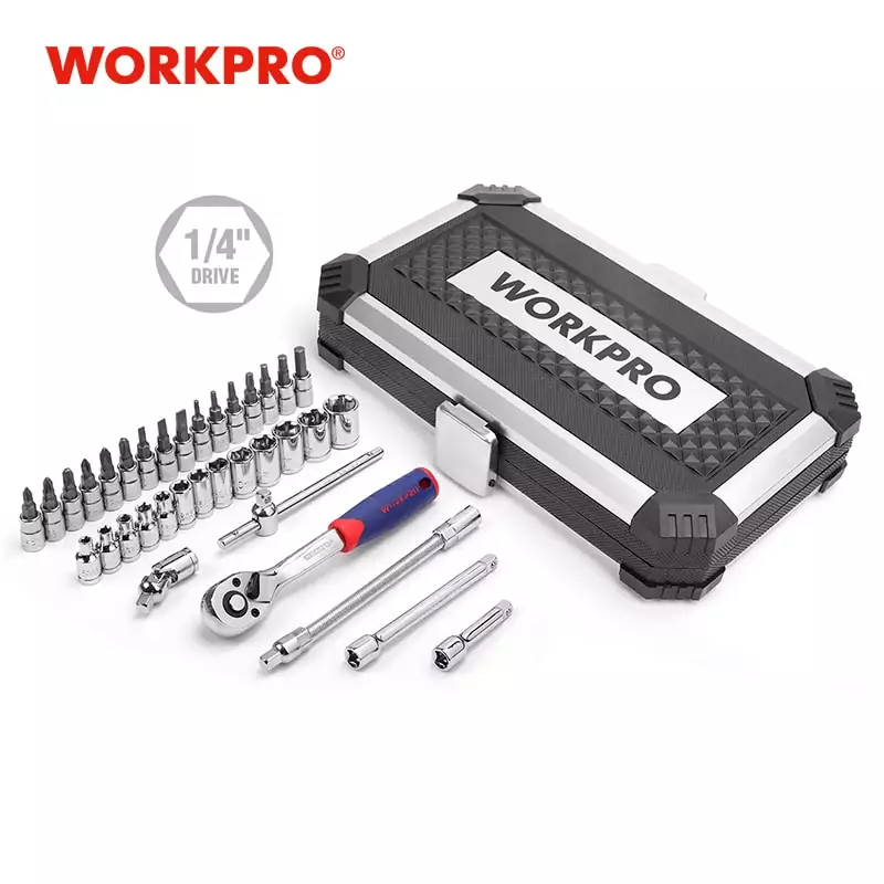 Juego de 35 Herramientas WorkPro con Maletín Juego de 35 Herramientas WorkPro con Maletín