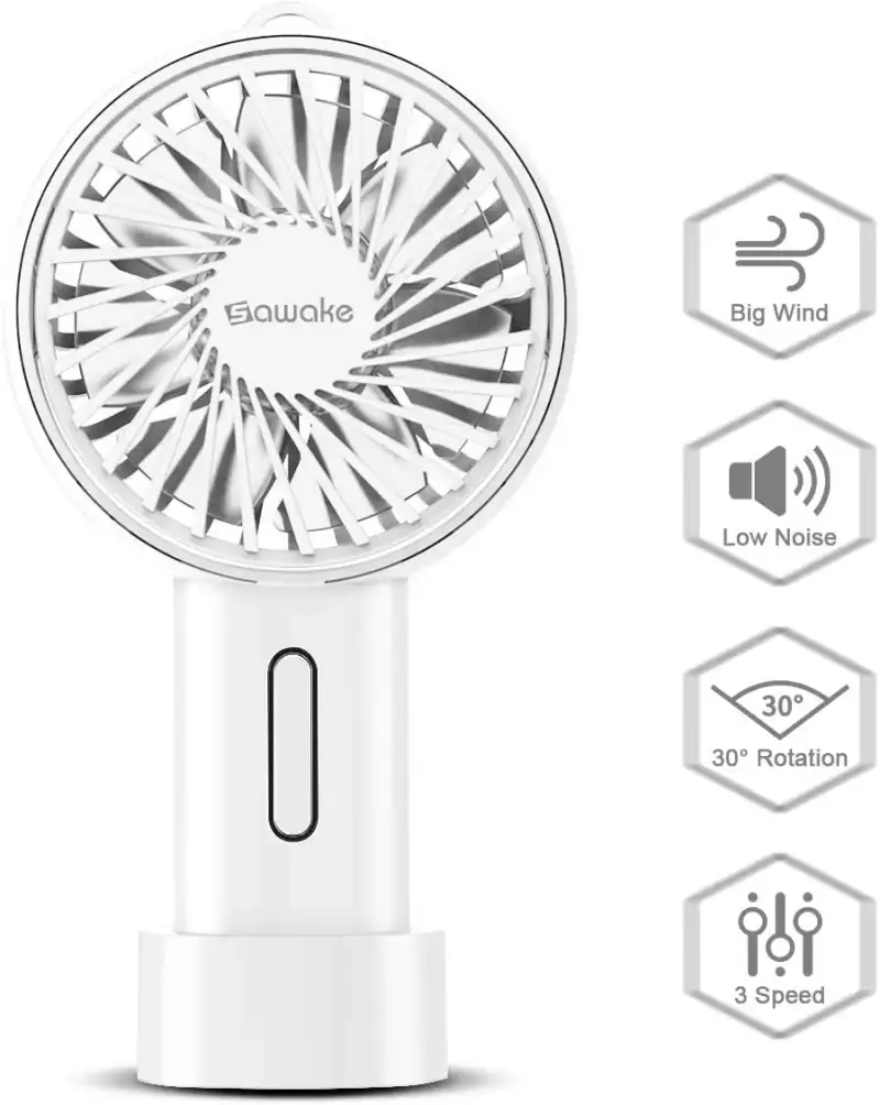 Mini ventilador portátil 3 velocidades Mini ventilador portátil 3 velocidades