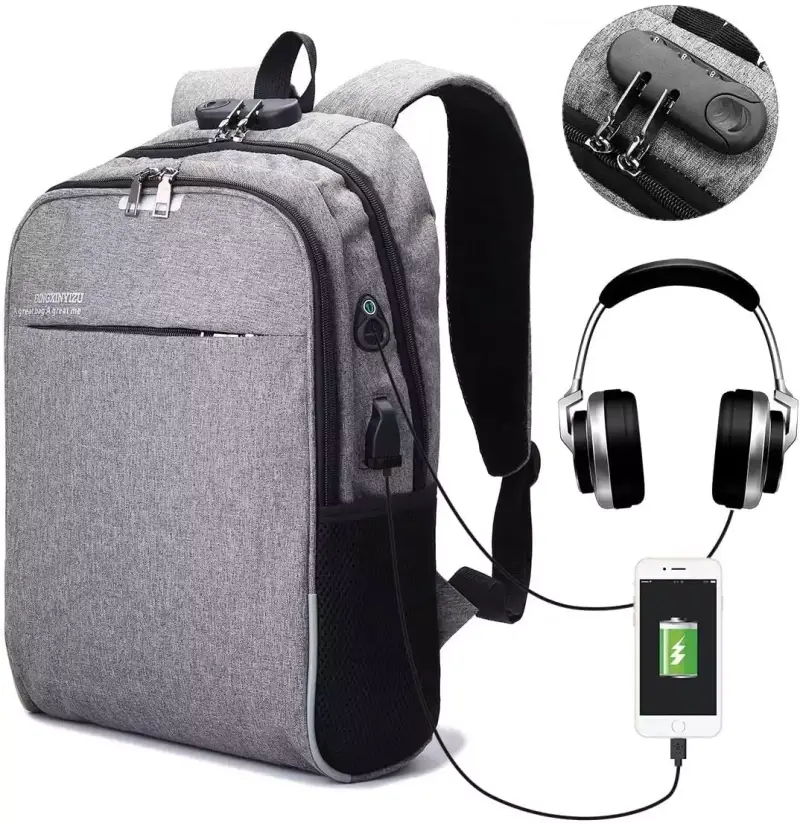 Mochila Camtoa 15,6" con cierre de seguridad Mochila Camtoa 15,6" con cierre de seguridad