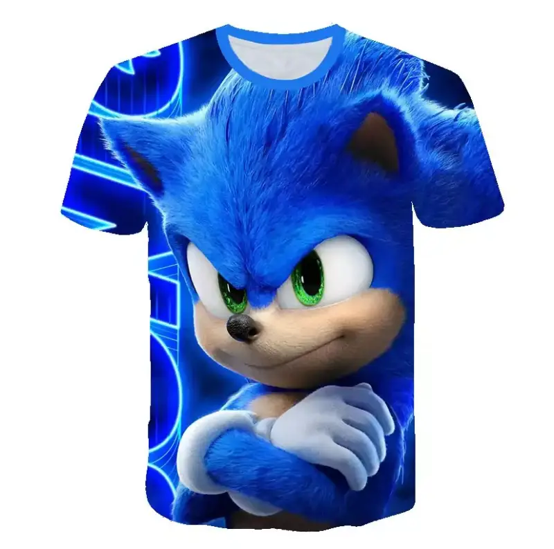 Camiseta Sonic para niños Camiseta Sonic para niños
