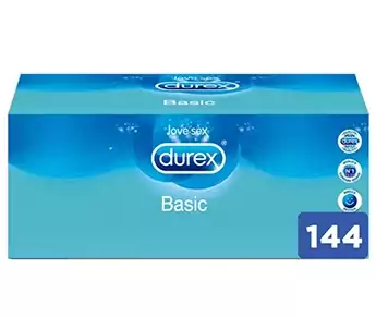 DUREX Basics Preservativos Condones Ultrafinos - 144 Condones DUREX Basics Preservativos Condones Ultrafinos - 144 Condones