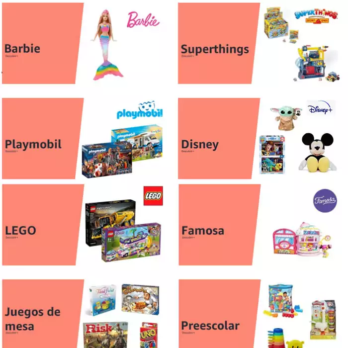 Descuentos en Juguetes de Amazon Descuentos en Juguetes de Amazon