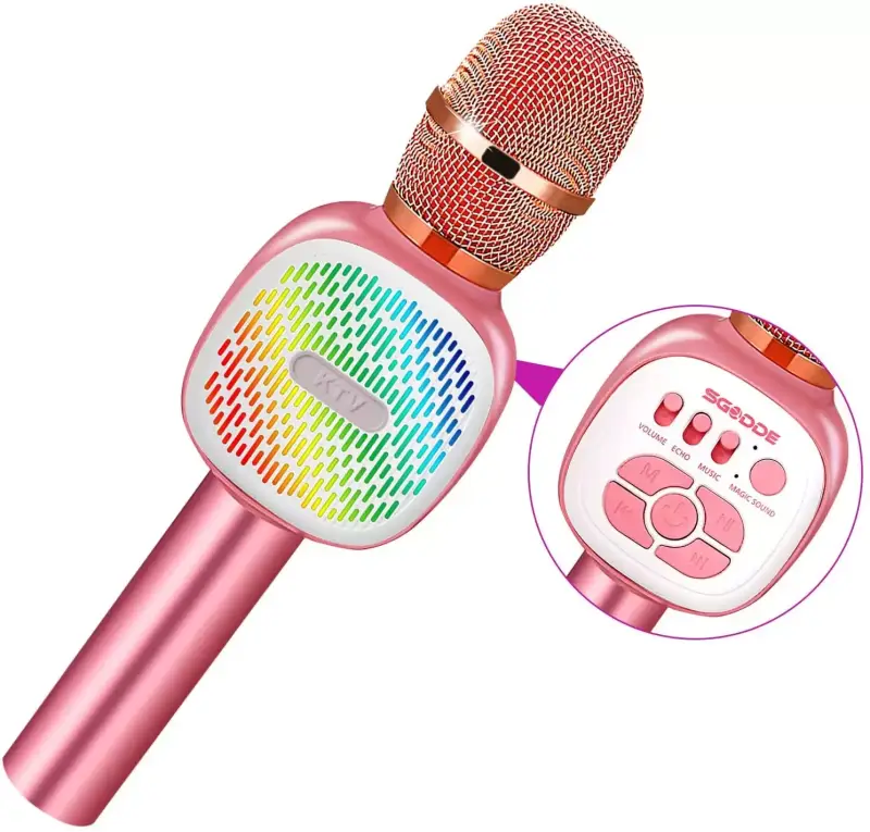 Microfono Inalámbrico Bluetooth Karaoke multifunción Microfono Inalámbrico Bluetooth Karaoke multifunción