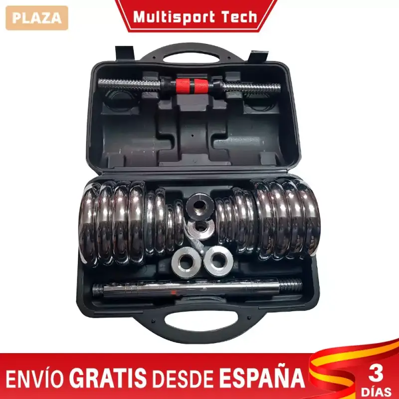 Set de pesas y mancuernas Cannon 20kg Set de pesas y mancuernas Cannon 20kg