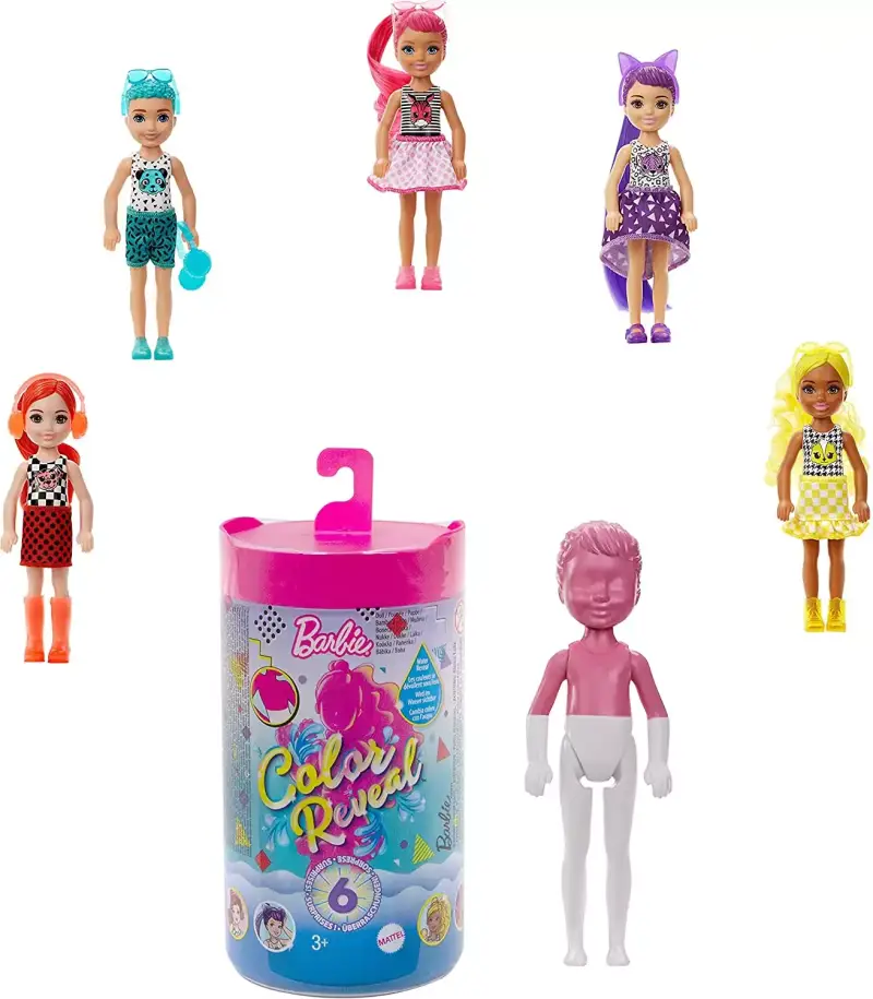 Barbie Chelsea Color Reveal de colores variados Barbie Chelsea Color Reveal de colores variados