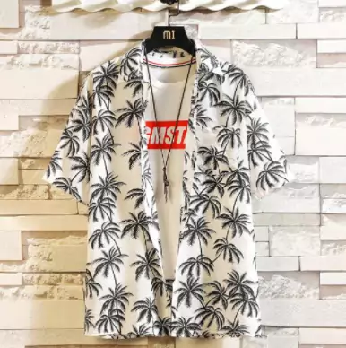 Camisa de manga corta con estampado Camisa de manga corta con estampado