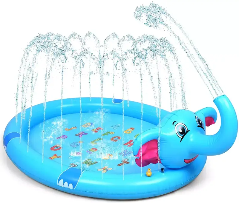 Alfombrilla de Elefante con chorros de agua Alfombrilla de Elefante con chorros de agua