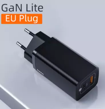 Cargador QC Baseus 65W GaN Cargador QC Baseus 65W GaN