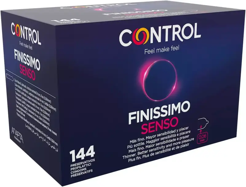 Caja de 144 preservativos Control Finissimo Senso Caja de 144 preservativos Control Finissimo Senso