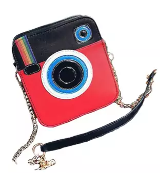 Bolso con diseño de cámara Bolso con diseño de cámara