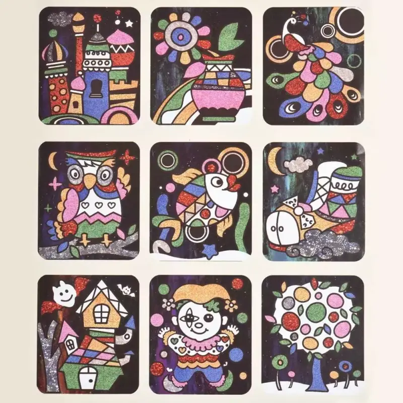 Láminas para Rascar, Manualidades Láminas para Rascar, Manualidades