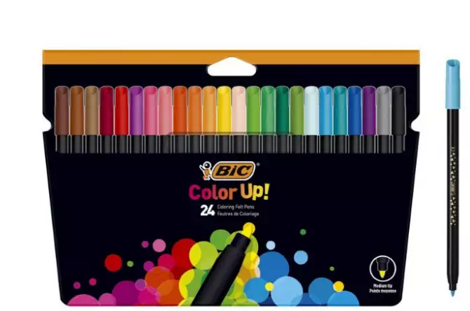Pack de 12/24 Colores Surtidos BIC Color UPDescuento automático para estos rotul Pack de 12/24 Colores Surtidos BIC Color UPDescuento automático para estos rotul