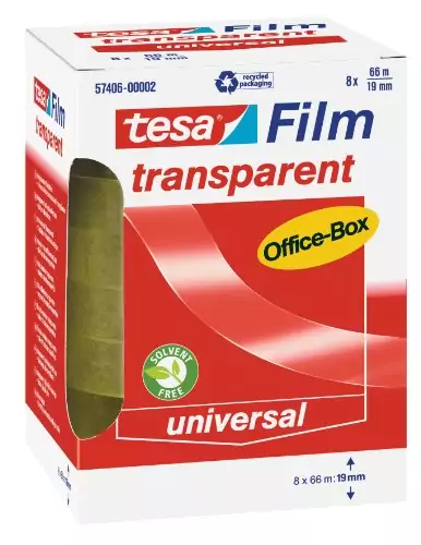 Cinta Adhesiva Transparente Tesa Pack de 8 Rollos 57406-00002-00 Cello Cinta Adhesiva Transparente Tesa Pack de 8 Rollos 57406-00002-00 Cello