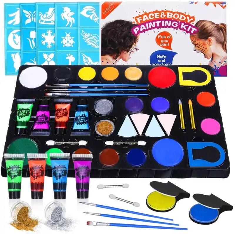 Kit de Pinturas Faciales y Corporales Kit de Pinturas Faciales y Corporales