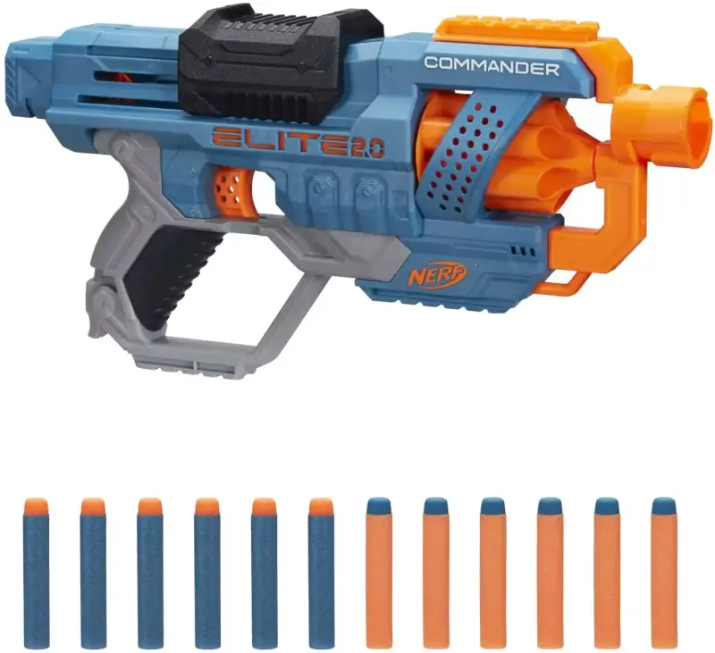 Pistola Nerf Elite Commander RC6 Pistola Nerf Elite Commander RC6
