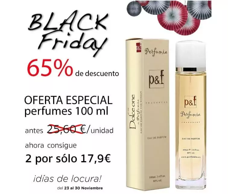 Hasta el 65% en Perfumes de 100ml en Perfumia desde Amazon Hasta el 65% en Perfumes de 100ml en Perfumia desde Amazon