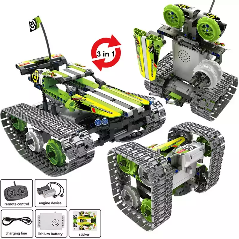 Coche de construcción RC 3 en 1 Coche de construcción RC 3 en 1