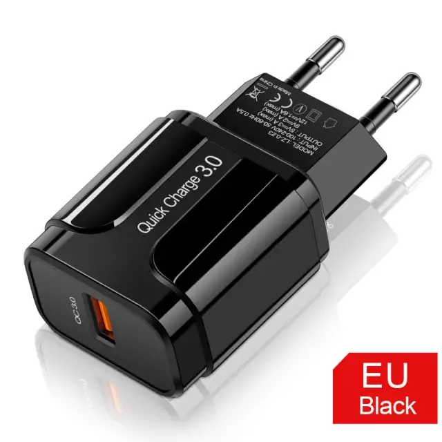 Cargador QC 18W USB 3.0 Cargador QC 18W USB 3.0