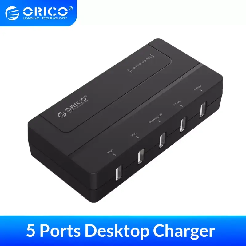 Cargador 5 Puertos Orico 30W Cargador 5 Puertos Orico 30W