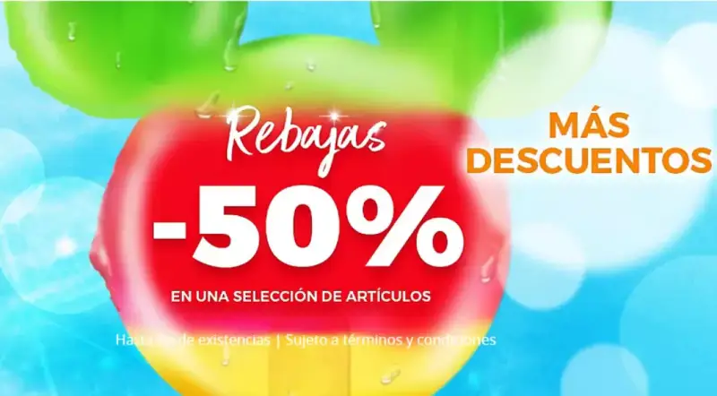 Rebajas de verano en Disney Hasta un 50% + 10% Extra Rebajas de verano en Disney Hasta un 50% + 10% Extra