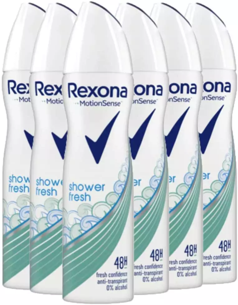 Pack de 6 desodorantes Rexona Shower Fresh Pack de 6 desodorantes Rexona Shower Fresh