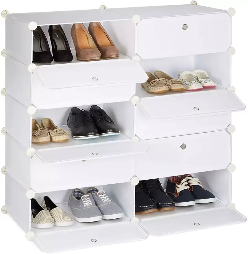 Zapatero Modular de 10 Compartimentos Zapatero Modular de 10 Compartimentos