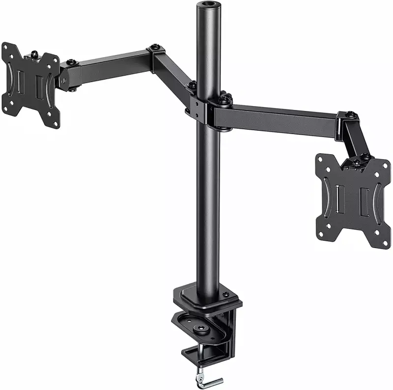 Soporte de Doble Brazo de Escritorio Ajustable Soporte de Doble Brazo de Escritorio Ajustable