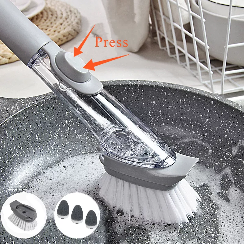 Cepillo de limpieza de cocina 2 en 1, Cepillo de limpieza de cocina 2 en 1,