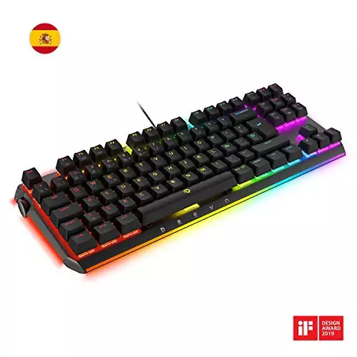DREVO BladeMaster TE Cherry MX Silent Rojo Mecánico Teclados para Gamers DREVO BladeMaster TE Cherry MX Silent Rojo Mecánico Teclados para Gamers