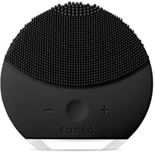 Foreo Luna mini 2 Cepillo Facial Sónico de Silicona, Negro Foreo Luna mini 2 Cepillo Facial Sónico de Silicona, Negro