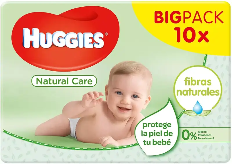 560 toallitas para bebé Huggies Natural Care 560 toallitas para bebé Huggies Natural Care