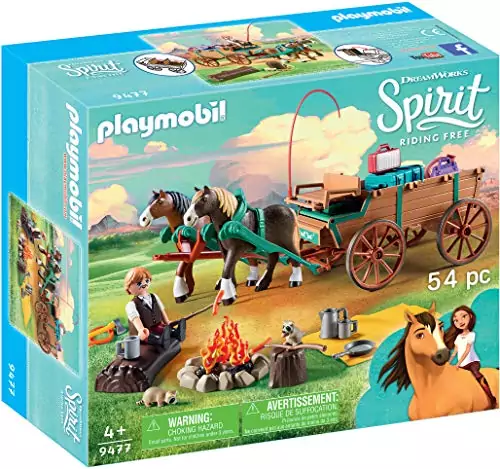 Playmobil DreamWorks Spirit Papá de Fortu y Carruaje Playmobil DreamWorks Spirit Papá de Fortu y Carruaje